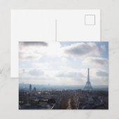 Reise-Postkarte Paris Eiffelturm Postkarte (Vorne/Hinten)