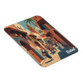 Reise-Postkarte Rabat Marokko Magnet (Rechte Seite)