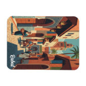 Reise-Postkarte Rabat Marokko Magnet (Horizontal)