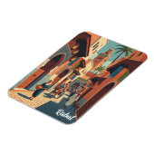 Reise-Postkarte Rabat Marokko Magnet (Linke Seite)
