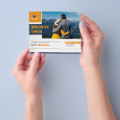 Reise-Postkartenvorlage Flyer (Gruppe)