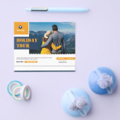 Reise-Postkartenvorlage Flyer (Einzeln)