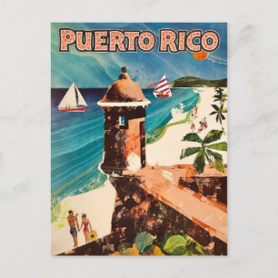 Reise Puerto Rico Postkarte
