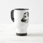 Reise-Punkte, Haustier-Tasse Reisebecher (Vorderseite Links)