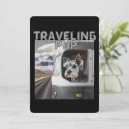 Reise Pup PostCard Pauschalreise-Karte Feiertagskarte