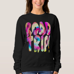 Reise Reiseziel Tourist Krawatte-Färbung Reise Sweatshirt