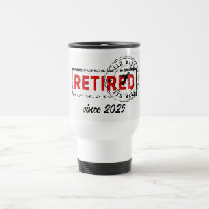 Reise-Rentner-Poststempel-Grunge Reisebecher