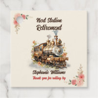 Reise-Rentnerinnen-Party im Stil eines Vintage-Zug