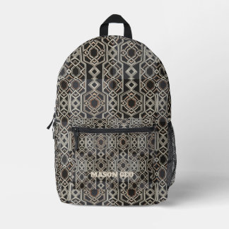 Reise-Rucksäcke modern - Architektonisch Geometris Bedruckter Rucksack