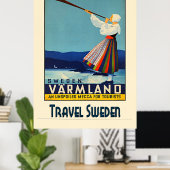 Reise Schweden Poster (Heimbüro)