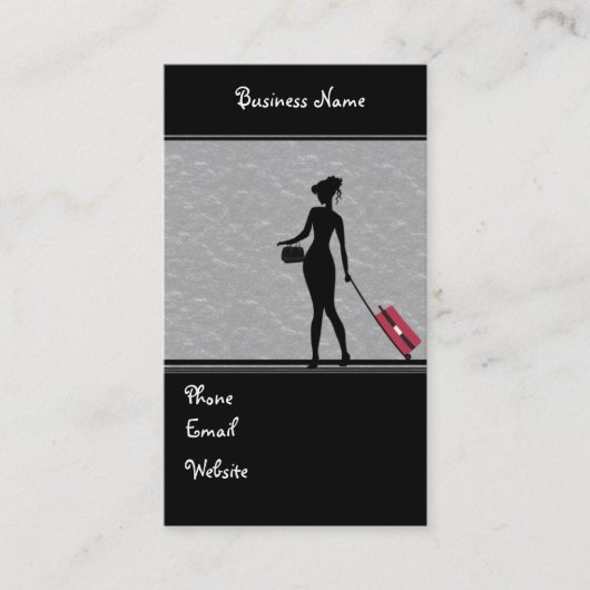 Reise-Service-Visitenkarte Visitenkarte (Vorderseite)