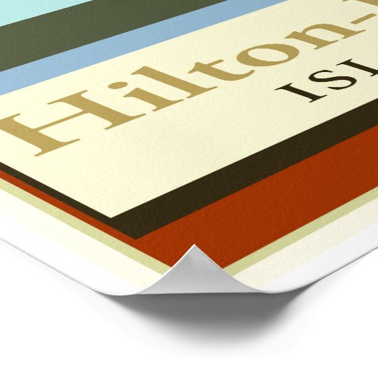 Reise South Carolina Poster (Ecke)