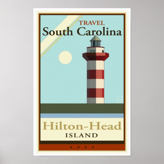 Reise South Carolina Poster (Vorne)