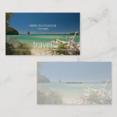 Reise - South Sea Business Card Visitenkarte (Vorne/Hinten)