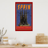 REISE-Spanien-Gaudi Poster (Küche)