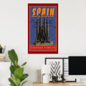 REISE-Spanien-Gaudi Poster (Heimbüro)