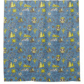 Reise-Spaß Duschvorhang (Vorderseite)