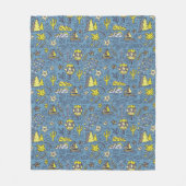 Reise-Spaß Fleecedecke (Vorderseite)