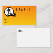 Reise-Standardgrößen-Visitenkarte Visitenkarte (Vorne/Hinten)