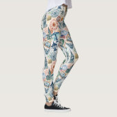 Reise-Stempel-Muster im Vintage-Stil (6) Leggings (Rechts)