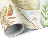 Reise-Stempel-Muster im Vintage-Stil (7) Geschenkpapier (Rolleneckpunkt)