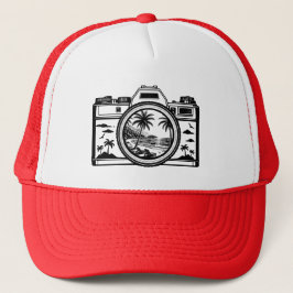 Reise Strand Fotografie Kamera Truckerkappe