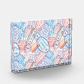 Reise-Symbol Fotoblock (Links)