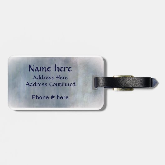 Reise-Tasche Umbau St Christopher sicherer! Gepäckanhänger (Rückseite horizontal)