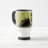 Reise-Tasse der Elefantschwimmens (afrikanischer Reisebecher (Vorderseite Links)