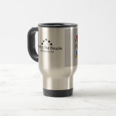 Reise-Tasse des DTB Förster-Wappen WATP Reisebecher (Vorderseite Links)