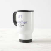 Reise-Tasse des Lehrer-#1 Reisebecher (Vorderseite Links)