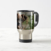 Reise-Tasse des rostfreien Stahls des Boxerwelpen Reisebecher (VorderseiteRechts)