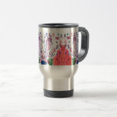 Reise-Tasse. Design Seepferdchen Reisebecher (VorderseiteRechts)