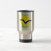 Reise-Tasse, DMR Logo mit Text Reisebecher (Mittel)