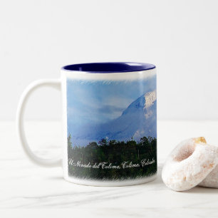 Reise-Tasse El Nevado Del Tolima Kolumbien Zweifarbige Tasse