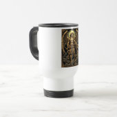 Reise-Tasse 'Goldener St. Michael' Reisebecher (Vorderseite Links)