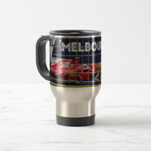 Reise-Tasse Grandprix Australien Reisebecher (Vorderseite Links)