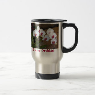 Reise-Tasse - i-Liebe-Orchideen! Reisebecher
