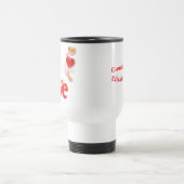 Reise-Tasse "Liebe & Herzen" Reisebecher (Mittel)