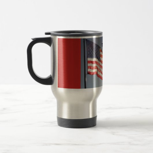 Reise-Tasse mit Flagge Reisebecher (Links)