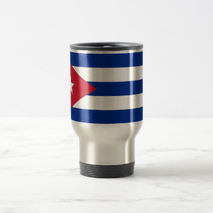 Reise-Tasse mit Flagge von Kuba Reisebecher