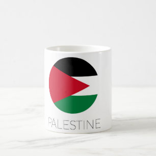 Reise-Tasse mit Palästina-Flagge Kaffeetasse