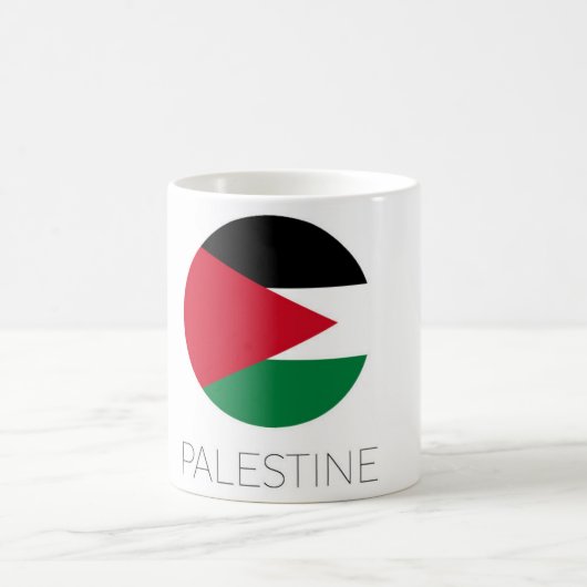 Reise-Tasse mit Palästina-Flagge Kaffeetasse (Mittel)