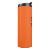 Reise-Tasse Orange Thermobecher Thermosbecher (Nach links gedreht)