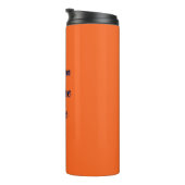 Reise-Tasse Orange Thermobecher Thermosbecher (Nach rechts gedreht)