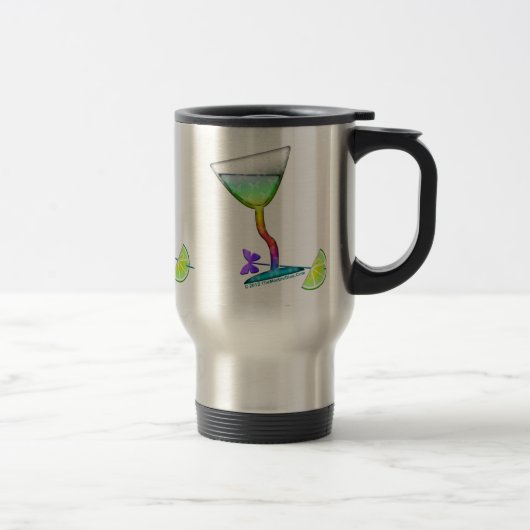 REISE-TASSE - SCHMETTERLING MARTINI REISEBECHER (Rechts)