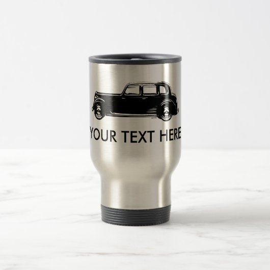 Reise-Tasse (Vintages Auto 3) Reisebecher (Mittel)