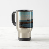 Reise-Tasse Wanzen-helle Leuchtturm-Portlands Reisebecher (Vorderseite Links)