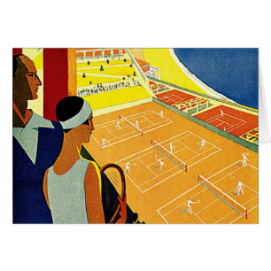 Reise, Tennis, Sport, Monte Carlo Monaco Vintage