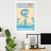 REISE-Texas-Galveston Poster (Heimbüro)